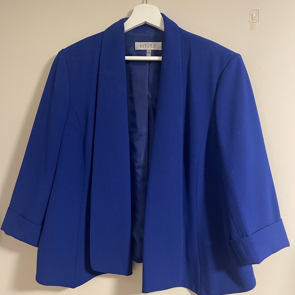 Kasper Women's Blue Blazer Jacket